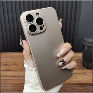 Titanium Gold Matte Slim Case